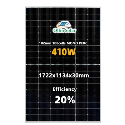 kopen Het volledige Zwarte Mono Photovoltaic Zonnepaneel van Perc 9bb PV voor Huiszonnestelsel online manufacture