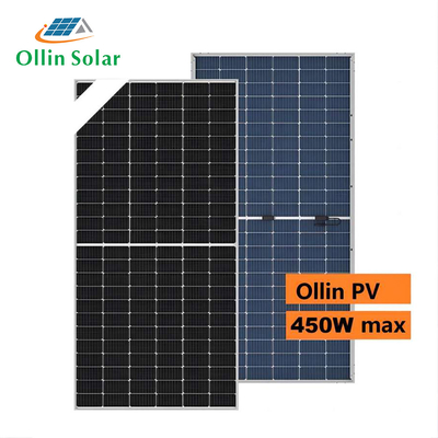 kopen Het halve PV van het Cel Monocrystalline Zonnepaneel Comité 440W 450W 455W van de Module Zonne-energie online manufacture