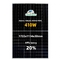 Het volledige Zwarte Mono Photovoltaic Zonnepaneel van Perc 9bb PV voor Huiszonnestelsel