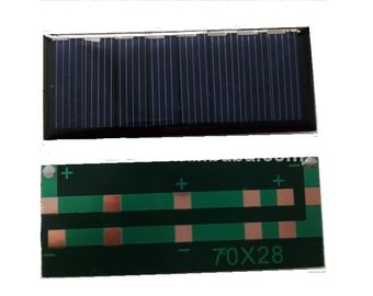 Polycrystalline de Batterijoem van Diy van de Siliciumraad Epoxyzonnepaneel 2v 0.6w